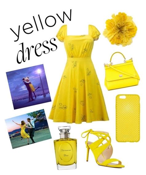 "la la land : yellow dress contest" by doll2516 liked on Polyvore ...