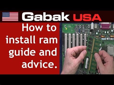 how to install ram guide and advice - YouTube