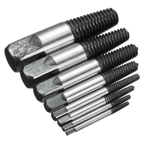 8pcs Damaged Screw Extractor Stud Remover Set Broken Bolt Screw Extractor - US$18.99