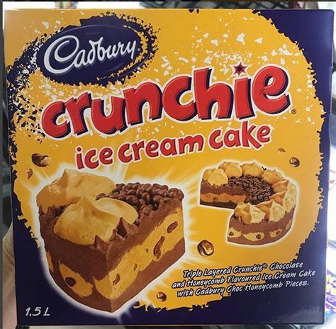 Cadbury Crunchie Ice Cream Cake(australia) | Ice cream cake, Cadbury ...