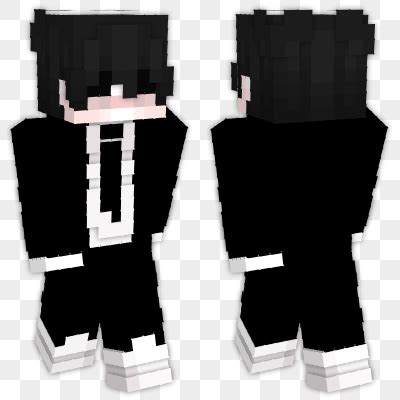 Suit Black Hair Minecraft Skin | laby.net