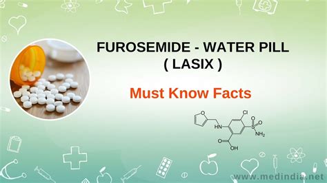 Furosemide/Frusemide (Lasix): Diuretic Drug (Water Pill) For Fluid ...