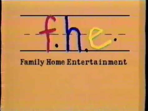 f.h.e. - Family Home Entertainment (1988) Company Logo (VHS Capture ...