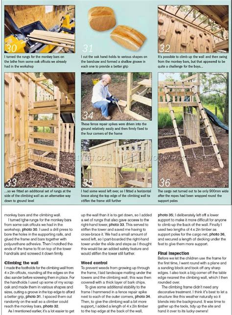 #2232 Kids Climbing Frame Plans - Children's Outdoor Plans | Kids ...