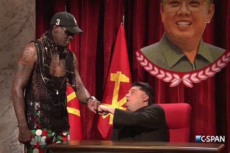 Dennis Rodman showed up to 'make fun of' his friendship with Kim Jong-un on 'Saturday Night Live ...