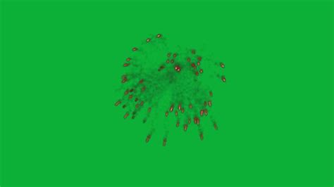 Green Screen Fireworks Stock Video Footage for Free Download