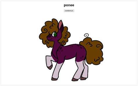 ponee ― Perchance Generator