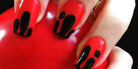 Blood Drip Nail Art Tutorial: DIY Halloween Manicure | HuffPost UK