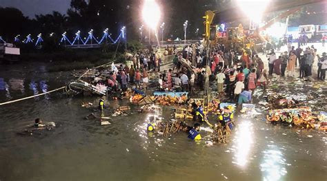 Hooghly - Durga Puja: How immersion fared at Hooghly ghats in Kolkata - Telegraph India