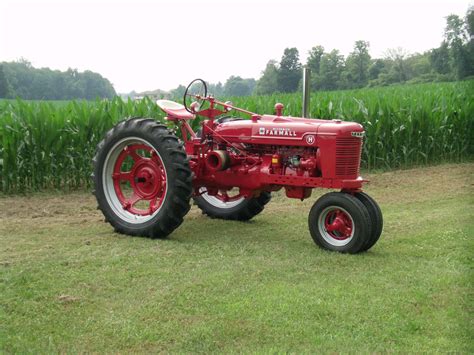 The restoration of this Farmall H antique tractor is complete ...