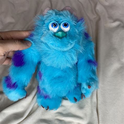 Monsters Inc. sulley Small plush Dated 2001 Good... - Depop