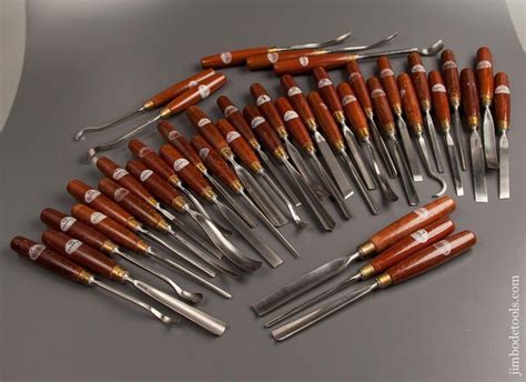 MINT Set of 40 MARPLES Carving Chisels and Gouges NEW OLD STOCK - 77319 | Carving, Wood carving ...