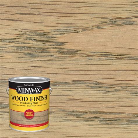 Minwax Wood Finish Satin Classic Gray Oil-based Interior Stain (Actual ...