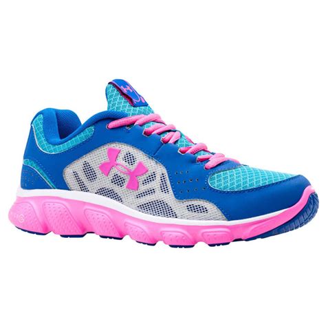 UNDER ARMOUR Girls' Micro G Assert IV Running Shoes, 4-6.5