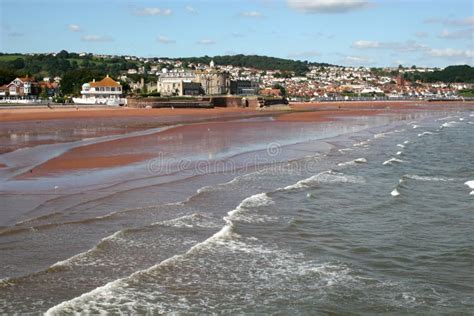 Paignton beach stock photo. Image of holiday, beach, cliff - 11175882