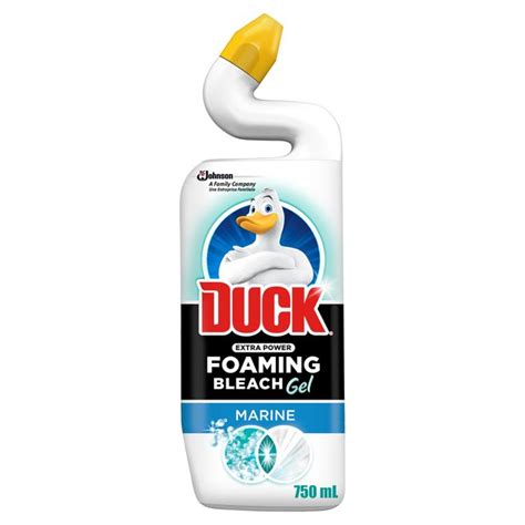 Duck Foaming Bleach Gel Toilet Liquid Cleaner Marine | Ocado