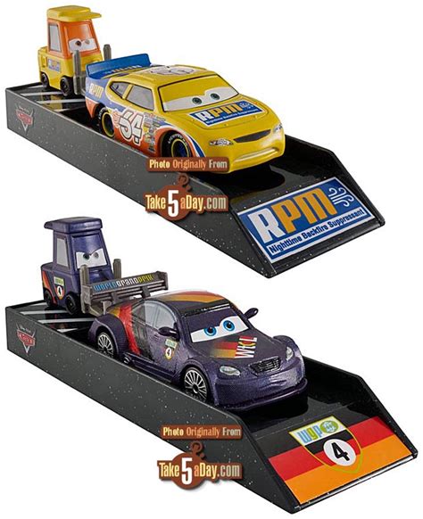 Mattel Disney Pixar CARS: More Pit Crew Launchers | Take Five a Day