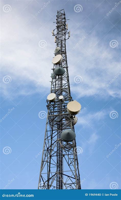 Radio antenna mast stock photo. Image of electronics, mast - 1969440