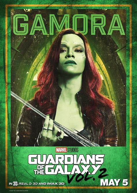 Sasaki Time: GUARDIANS OF THE GALAXY VOL. 2 Character Poster - Gamora