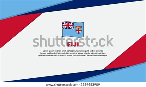 Fiji Flag Abstract Background Design Template Stock Vector (Royalty Free) 2259453909 | Shutterstock