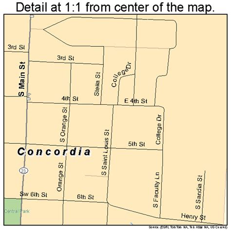 Concordia Missouri Street Map 2916102