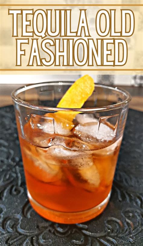 Tequila Old Fashioned Cocktail Recipe - Foodiosity