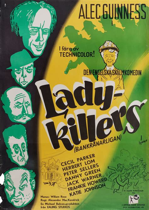 The Ladykillers Original 1955 Swedish B1 Movie Poster - Posteritati Movie Poster Gallery