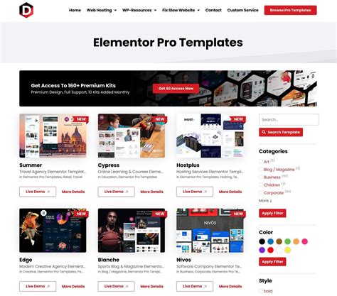 Best Elementor Pro Templates: 160+ Kits from Darrel Wilson