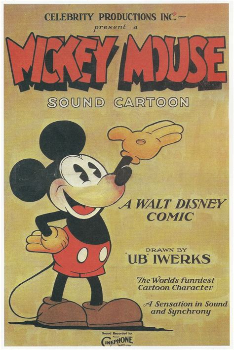 Vintage Movie Poster Art Print, Mickey Mouse, 1929 | Диснеевские плакаты, Старый дисней, Микки маус