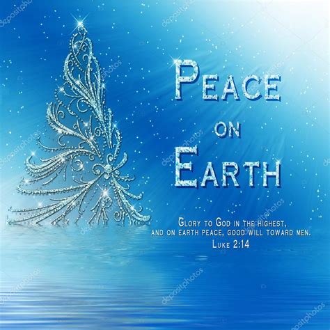 PEACE ON EARTH - CHRISTMAS RELIGIOUS IMAGE — Stock Photo © TrudyWilkerson #54402173