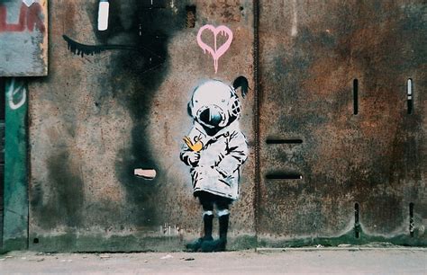 HD wallpaper: street art, Banksy, graffiti, occupation, real people ...