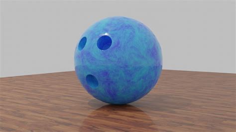 CUSTOM BOWLING BALL 3D model rigged | CGTrader