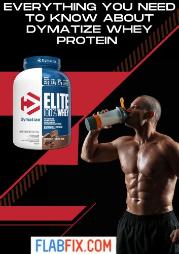 Everything You Need To Know About Dymatize Whey Protein - Flab Fix