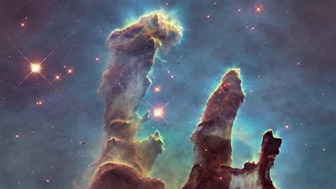 Hubble Telescope's stunning view of the 'Pillars of Creation' explained - Space Showcase