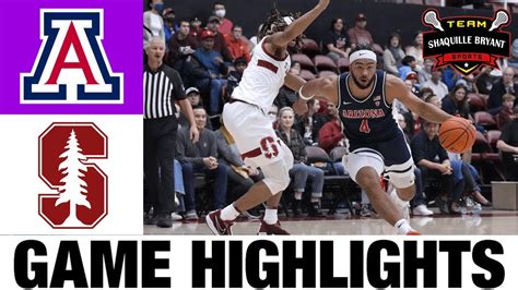 #4 Arizona vs Stanford Highlights | NCAA Men's Basketball | 2023 ...