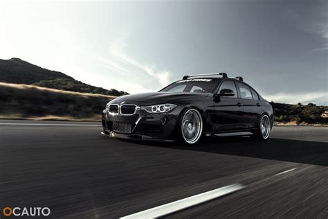 Black BMW F30 328i turns into a road beast