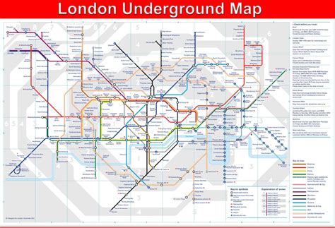 Laminated London Underground Map Poster Wall Chart A2 Size | Etsy UK