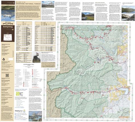 Shoshone National Forest Map - Map Pasco County