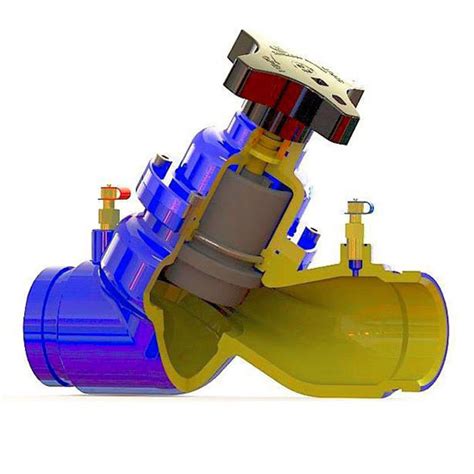 Static balancing valve grooved ends Fig. 447 - Zetkama