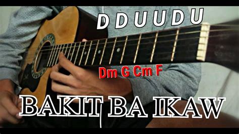 Bakit ba ikaw guitar tutorial basic chords no capo michael pangilinan - YouTube