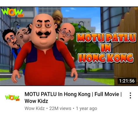 Motu Patlu 2022 New Movie Hong Kong