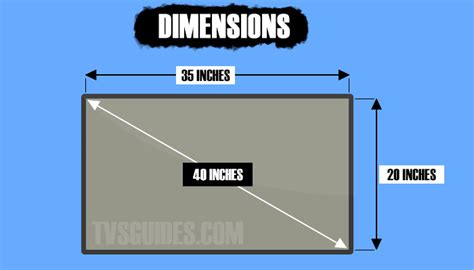 40-inch TV Dimensions and Viewing Distance - TVsGuides