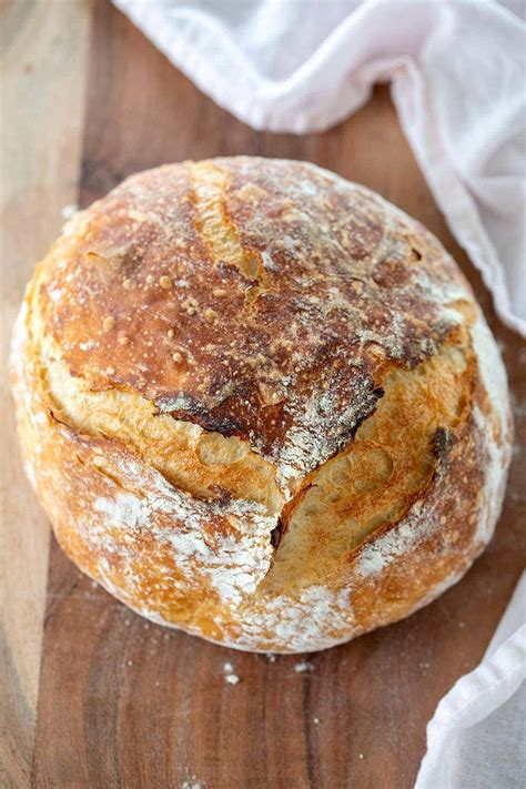 Easy No-Knead Bread • Freutcake