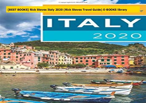 [BEST BOOKS] Rick Steves Italy 2020 (Rick Steves Travel Guide) E-BOOK…