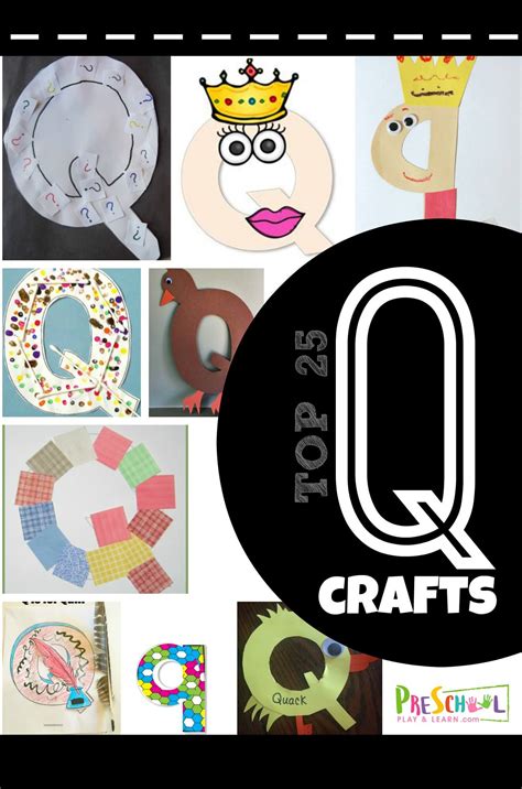 TOP 25 Letter Q Crafts for Preschool