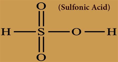 Sulfonic Acid (Properties, Uses) - Assignment Point