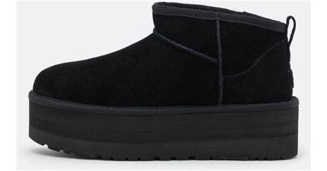 UGG Classic Ultra Mini Platform in Black | Lyst