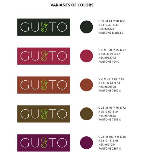 Gusto | Logo design & Branding on Behance