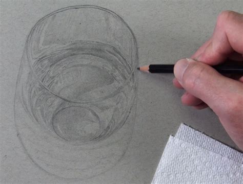 How to Draw a Glass of Water