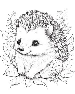 Share 81 best hedgehog coloring pages , download and print for free - Shill Art